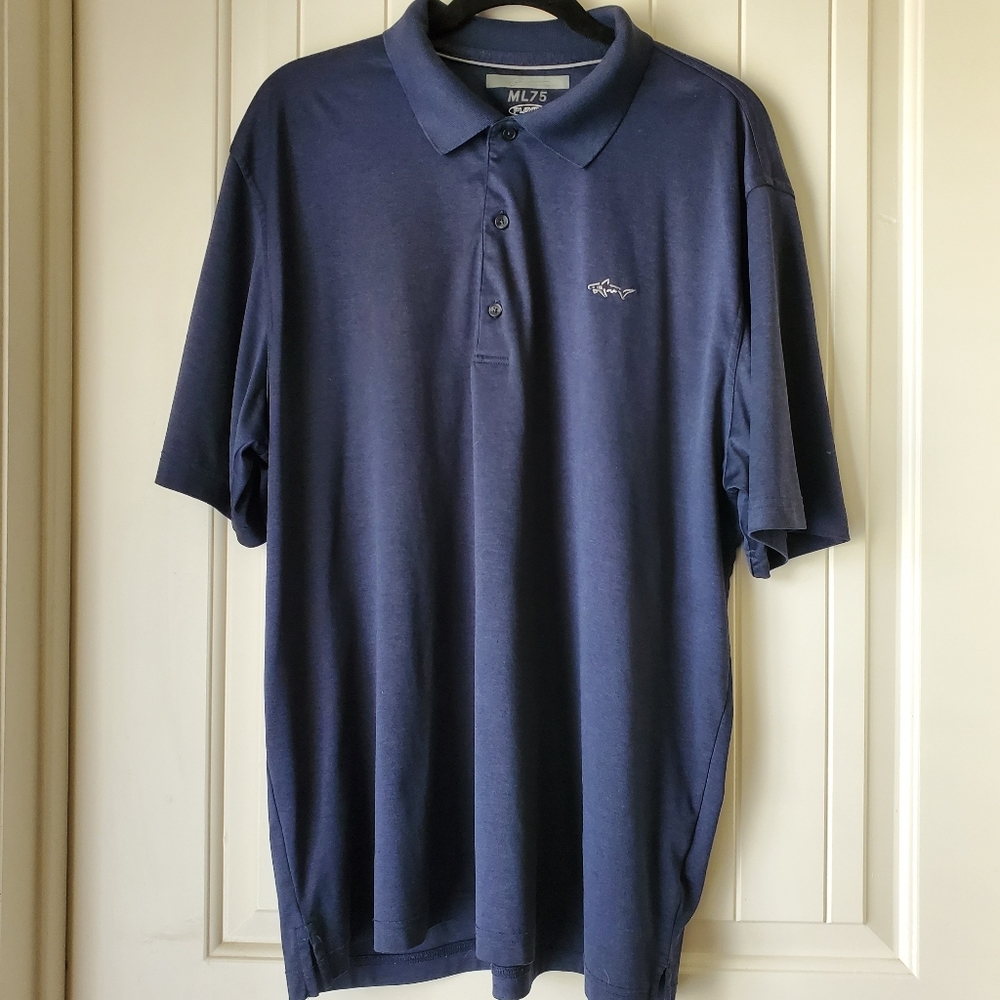 Greg Norman Play Dry dark blue golf polo size XL